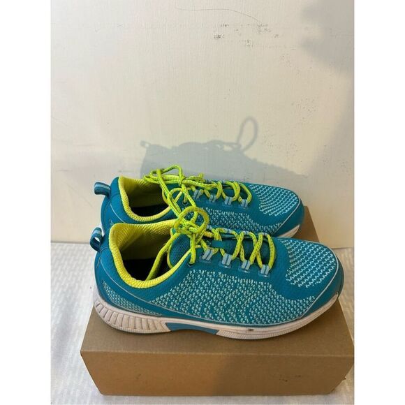Orthofeet shoes women’s 10 wide coral turquoise - Picture 1 of 7